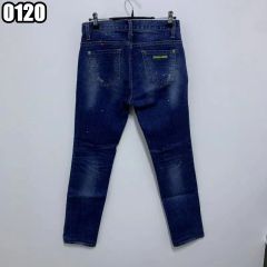 ディースクエアード ペイント ダメージ加工 デニム ワイド パンツ 36 S