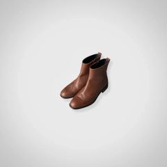 Max Mara レザー ロングブーツ ブラウン y2k - メルカリ
