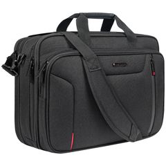 [EMPSIGN] Business Bag, 17.3-inch PC Compatible, Anti-Skimming, Laptop Bag, Men's PC Bag, A4/B4 Size, Large Capacity, 2-Way, Water-Repellent, Expandable Gusset, Shoulder Bag, Job Hunting, with Trolley Support, Computer Bag, Briefcase, Commuting Bag