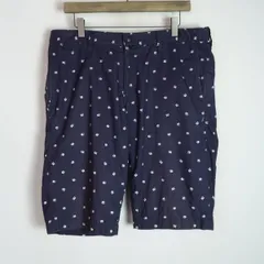 Mountain Research マウンテンリサーチ 総柄 ショート パンツ ショーツ シンチバック WFWR-076 紺 XL 920P★4のサムネイル