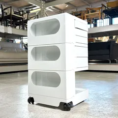 Joe Colombo ジョエ コロンボ B-LINE BOBY WAGON ビーライン ボビーワゴン 3段 5トレイ デザイナーズ 白のサムネイル