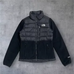 THE NORTH FACE ザノースフェイス ブラック デナリ 550 ダウン ミックス フリース ジャケット XSのサムネイル