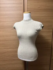 12->4 ゴージ フレンチスリーブ ニット /輸入衣類