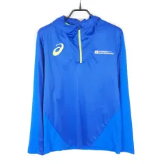 アシックス スポーツ ハーフジップ フード付きTシャツ 90のサムネイル