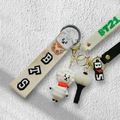 BT21 キーホルダー BTS ペンライト キーホルダー ワッペン キーホルダー セット
