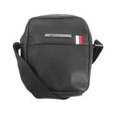 トミーヒルフィガー TOMMY HILFIGER ショルダーバッグ 黒 ブラック スクエア型 ロゴプレート /NU ■GY99