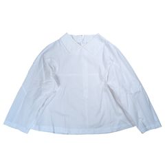 COMME des GARÇONS コットンサテン袖付の作りが面白いブラウス - メルカリ