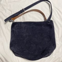 KAPITAL キャピタル 後染め6号帆布リトルスナフキンBAG ネイビー