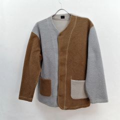 ナゴンスタンス ウールビーバー ジャケット コート ノーカラー