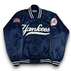 激レア】ヤンキース Majestic スタジャンMLB ワックスコーティング