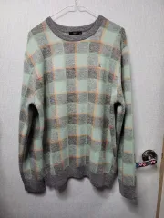 105 DAKS メンズ チェック パータン ニット セーターのサムネイル