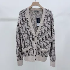 未使用/XL ディオール オブリーク ジャカード カーディガン ベージュのサムネイル