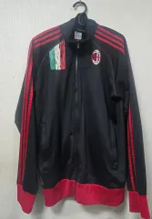 アディダス ACミラン ジャージ 赤黒 トラックジャージ ジャケット サッカー FC