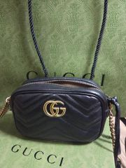 ♡正規品GUCCI グッチ GGマーモント スモール ショルダーバッグ パール