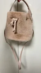 ファーバケットバッグ トート ショルダーバッグ