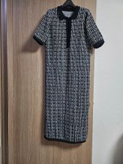 ル*ル様 FENDI ズッカ柄 ノースリーブ ミニワンピース 44 イタリア製