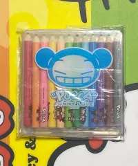 レトロ文具 プッカ ミニ色鉛筆 12色