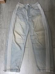 ☆新品 adidas アディダス 水色 デニム L TEY44-1 - メルカリ