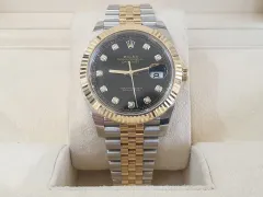 ROLEX デイトジャスト 126333 コンビ 黒文字盤 10Pのサムネイル