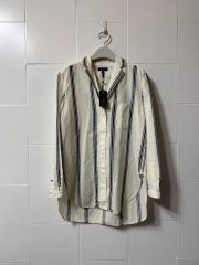 新品 ラルフローレン ストライプ 長袖シャツ お姫様スリーブ
