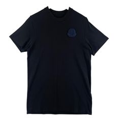 モンクレール ブラックワッペン Tシャツ M 黒 正規品 - メルカリ