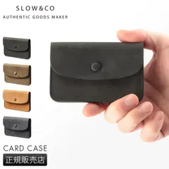 【メーカー正規品】SLOW スロウ 名刺入れ 本革 カードケース メンズ レディース SLOW スロウ ingrasat so751iのサムネイル