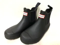 D156 HUNTER ハンター ショート レインブーツ 黒 EU36 263962525のサムネイル