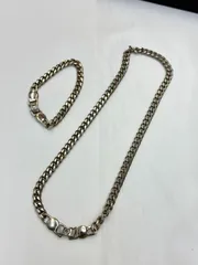 N【ヴィンテージ】ガーデンオブエデン Garden of Eden BRACELET ブレスレット ネックレス シルバー 喜平