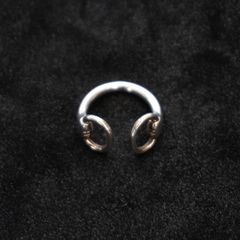 CHROME HEARTSクロムハーツDOUBLE DOG RING レシート有 - メルカリ