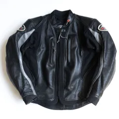 【美品】KUSHITANI【レザー シングルライダース フュージョンジャケット】L ブラック レザー クシタニ 26040840のサムネイル