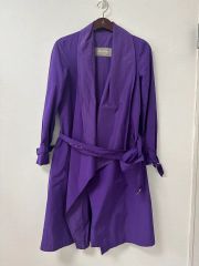 最高級】Max Mara 白タグ スタンドカラー ウールコート ネイビー 36 