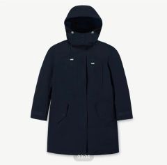 新品タグ付！LACOSTE レディース フード脱着ダウンコートM mh074 
