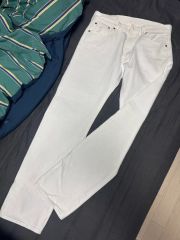 RHC ロンハーマン Warren スリムフィットホワイトデニムパンツW33