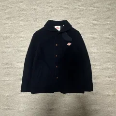 DANTON 日本製 ウールコート ジャケット ネイビーのサムネイル