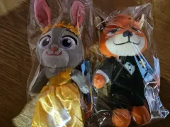 ズートピア2 ジュディ/ニック ぬいぐるみキーホルダーセット 新品 cgv ドレス ニックジュディ まとめ