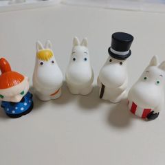 廃盤品 希少 ムーミン 陶器 貯金箱 5点 置物 加藤工芸 ムーミンバンク