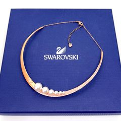美品☆ SWAROVSKI スワロフスキー Fundamental ネックレス パール