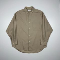 ssstein 25SS コットンシルクオーバーサイズレギュラーカラーシャツ M 