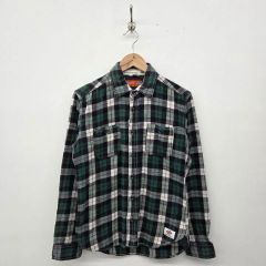 WTAPS ダブルタップス オンブレチェックシャツ ブラック - メルカリ