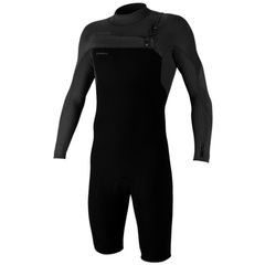 오닐 남성 수영복 상하 세트 ONeill 2mm Hyperfreak Chest Zip Long Sleeve Spring Suit Black 블랙
