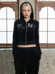 BLACKPINK ベロアジップアップフーディー ベロアロングパンツ - メルカリ