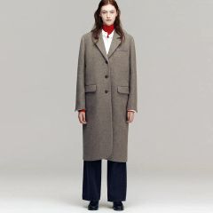 セオリーリュクス23ブークレロングコート38グレーストーン未使用10.5万 セオリーリュクス23ブークレロングコート38グレーストーン未使用10.5万