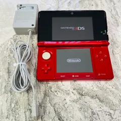 【完動品】NINTENDO 3DS フレアレッド