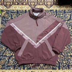 最終値下】LYFT ナイロンジャケット XL グレー/バーガンディ - メルカリ