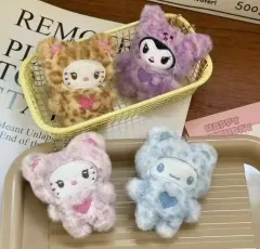 サンリオキャラクター レオパード ファーぬいぐるみ キーホルダー (クロミ)