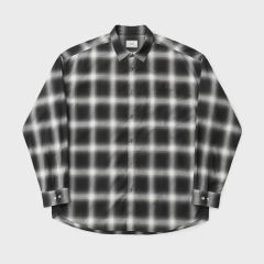 front 11201 オンブレ チェックシャツ 美品 - メルカリ