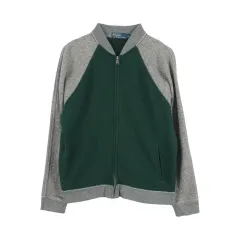 ポロラルフローレン (MEN - M) コットンポリ ポニー ロゴ ジップアップ ジャケット