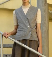 KAYLE WOOL KNIT VEST WAIST WARMER SET - メルカリ