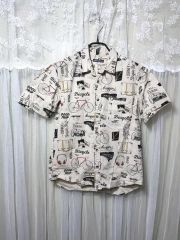 ✨綿100％・日本製✨ Hysteric Glamour 【S】シャツ 半袖 柄 - メルカリ