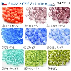 チェコファイアポリッシュ 3㎜100個①